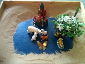 buddha sand tray 
