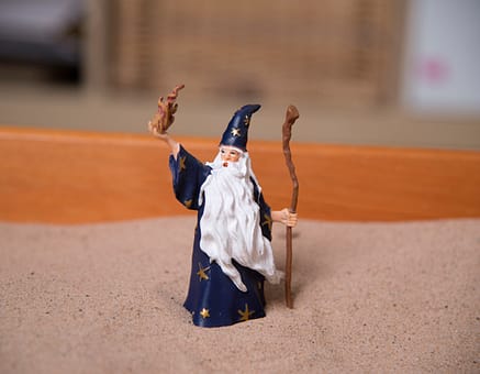 wizard figure certificate in sandplay therapy